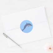 Dolphin_Sticker Runder Aufkleber (Umschlag)