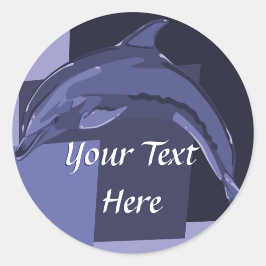 Dolphin Stickers (Vorderseite)