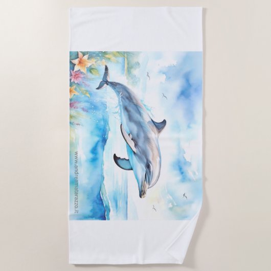 Dolphin Strandtuch (Vorderseite)