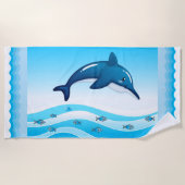Dolphin Strandtuch (Vorderseite)