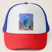 Dolphin Sunlight Trucker Hat Truckerkappe (Vorderseite)