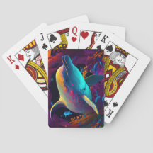 DOLPHIN SWIM #2 PLAYING CARDS