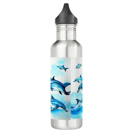 Dolphin Swim Edelstahlflasche (Links)