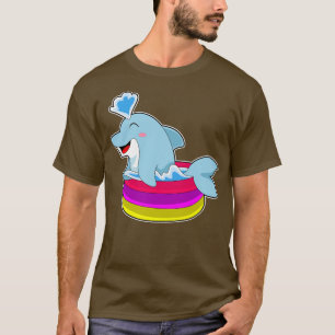 Dolphin Swimming Pool Kids Pool T-Shirt