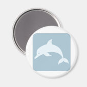 Dolphin-Symbol Magnet (Vorderseite/Rückseite)