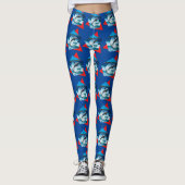 Dolphin-Tanzen auf den Wellen, Leggings (Vorderseite)