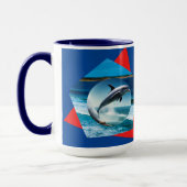 Dolphin-Tanzen auf den Wellen, Tasse (Links)