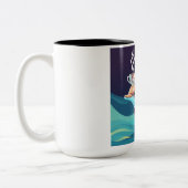 Dolphin-Tasse Zweifarbige Tasse (Links)
