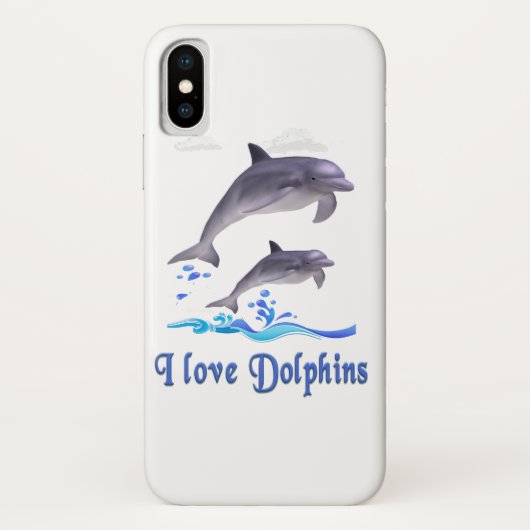 Dolphin-Telefongehäuse Case-Mate iPhone Hülle (Rückseite)