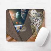 Dolphin Time on leather Mousepad (Mit Mouse)