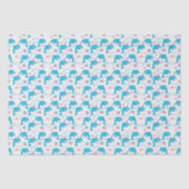 Dolphin Tissue Paper in White Seidenpapier (Vorderseite)