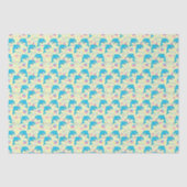Dolphin Tissue Paper in Yellow Seidenpapier (Vorderseite)