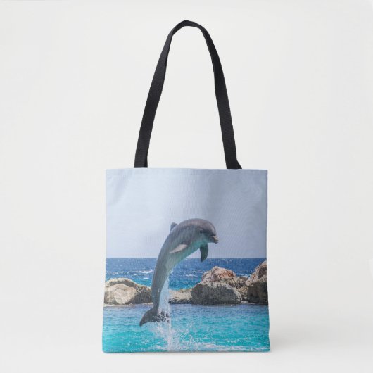 Dolphin Tote Bag Tasche (Vorderseite)