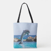Dolphin Tote Bag Tasche (Rückseite)
