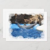 Dolphin Tricks Einladung (Vorne/Hinten)