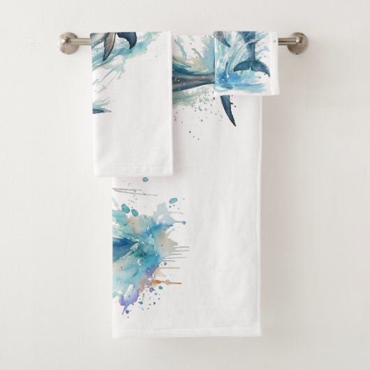 Dolphin Trio Badhandtuch Set (Insitu)