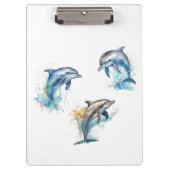 Dolphin Trio Klemmbrett (Vorderseite)