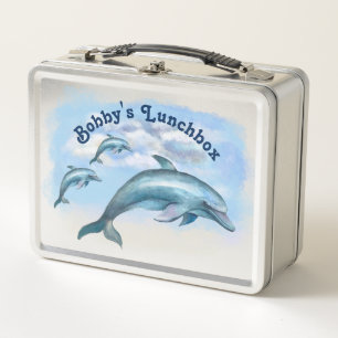 Dolphin Trio Metal Lunchbox