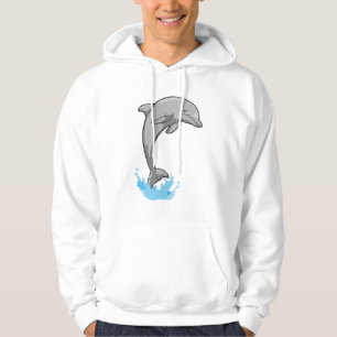 Dolphin über Wasser Hoodie