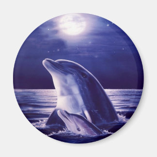 Dolphin und Baby Magnet