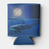 Dolphin und Moon Cosy Cup Can Cooler Dosenkühler (Vorderseite)