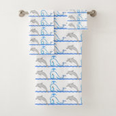 Dolphin und Whale Set Handtuch (Insitu)