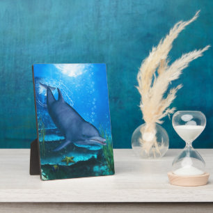Dolphin Underwater Fotoplatte