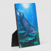Dolphin Underwater Fotoplatte (Seite)