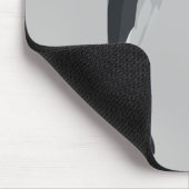 Dolphin Vector Kunstmuseum Schwarz-weiß Mousepad (Ecke)