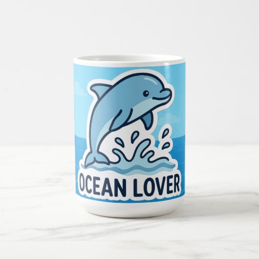 Dolphin Vibes Kaffeetasse (Mittel)