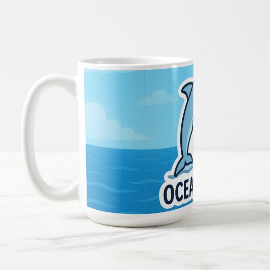 Dolphin Vibes Kaffeetasse (Links)