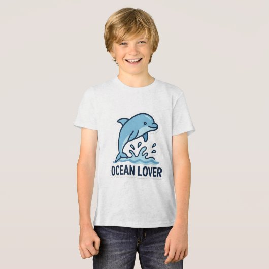 Dolphin Vibes Tri-Blend Shirt (Vorderseite voll)