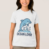 Dolphin Vibes Tri-Blend Shirt (Vorderseite)