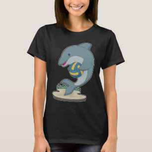 Dolphin Volleyball-Spieler Volleyball T-Shirt