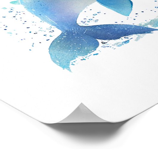 Dolphin Wall Art Poster (Ecke)