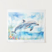 Dolphin Wandteppich (Vorderseite (Horizontal))