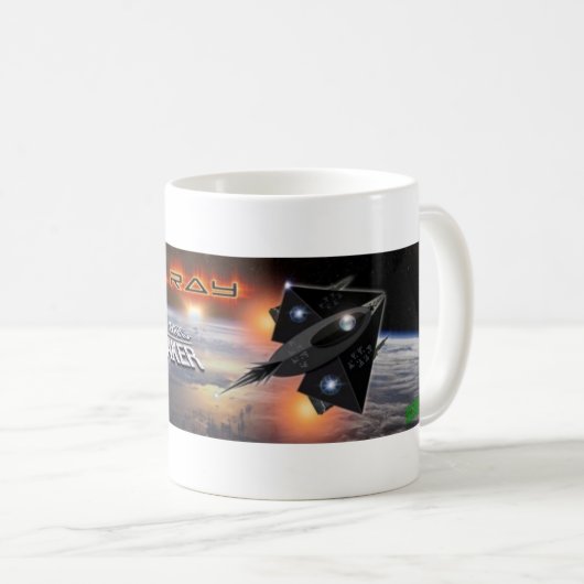 Dolphin Wars Devil Ray Coffee Cup Kaffeetasse (VorderseiteRechts)