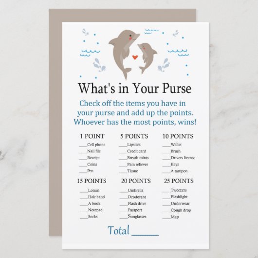 Dolphin Was ist in deinem Handschuhspiel? (Vorne/Hinten)