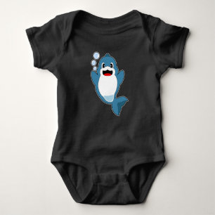 Dolphin-Wasserblasen Baby Strampler