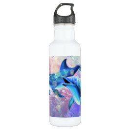 Dolphin Wasserflasche aus Edelstahl Edelstahlflasche