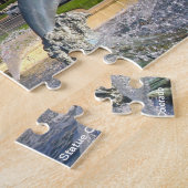 Dolphin Wasserstatue Colorado. Puzzle (Seite)