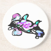 Dolphin wave fun getränkeuntersetzer (Vorne)