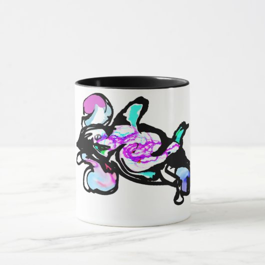 Dolphin wave fun tasse (Zentrum)