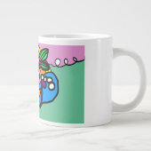 Dolphin wave  Jumbo-Tasse (Rechts)