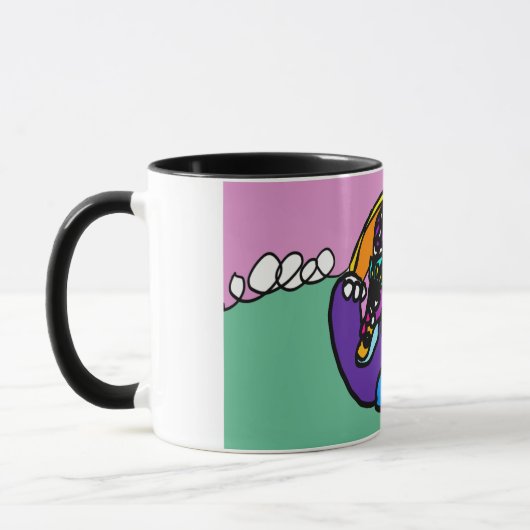 Dolphin wave  tasse (Links)