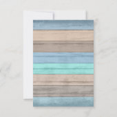 Dolphin Wedding am Strand - Save the Date (Rückseite)