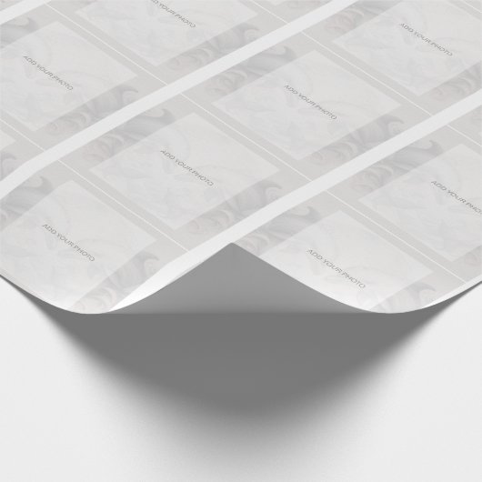 Dolphin Wedding Foto Geschenkpapier (Ecke)