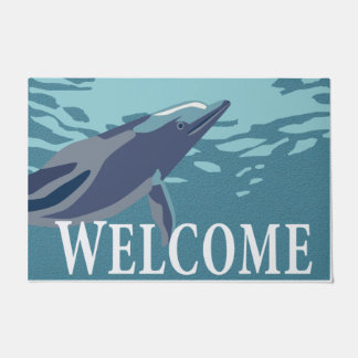 Dolphin Welcome Doormat | Niedliche Dolphin Doorma Fußmatte