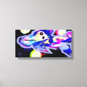 Dolphin-Welle Leinwanddruck (Vorderseite)