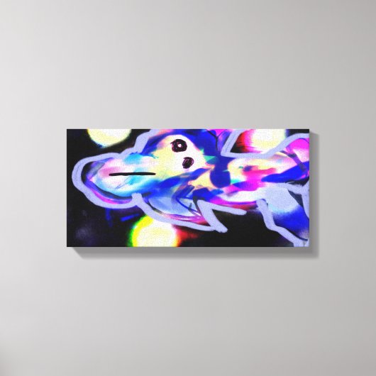 Dolphin-Welle Leinwanddruck (Vorderseite)